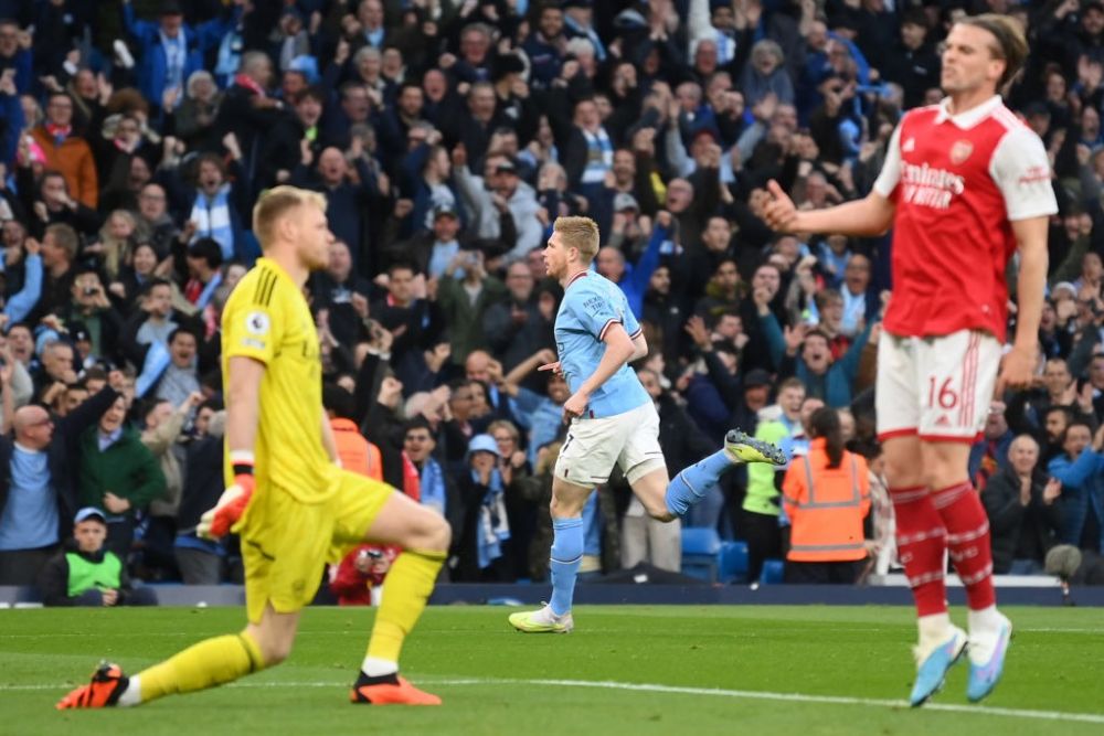 Manchester City - Arsenal 4-1 | „Tunarii”, fără replică în fața lui De Bruyne și Haaland! Lupta la titlu s-a încins _2