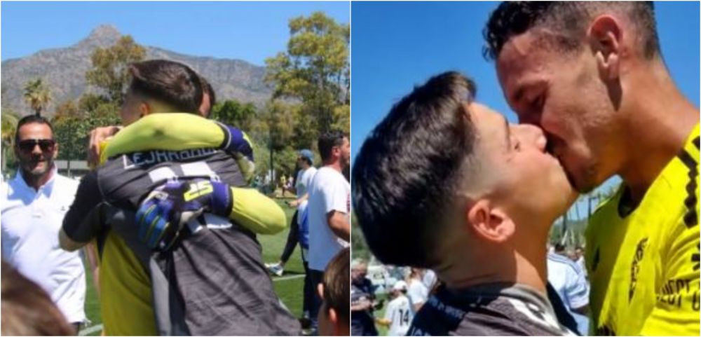 Sărutul „promovării”! Portarul și-a făcut publică homosexualitatea după ce echipa sa a promovat! A postat o fotografie alături de iubit _1