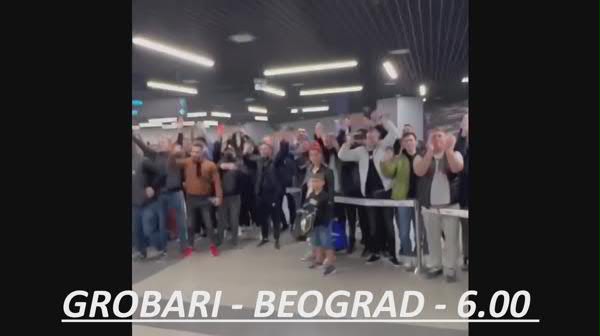 Bătaie ca-n Vestul Sălbatic! Jucătorii de la Partizan Belgrad, primiți ca niște eroi după incidentele violente de la Madrid
