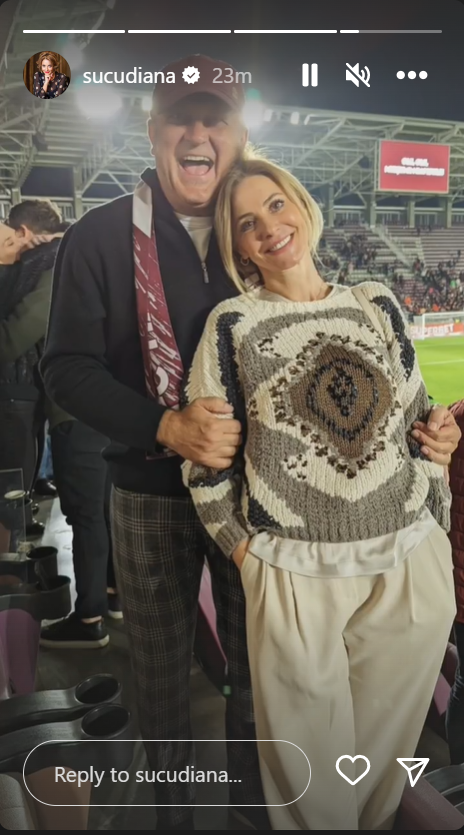 Dan Șucu și frumoasa sa soție, Diana, în extaz la Rapid - CFR Cluj 3-1! _21