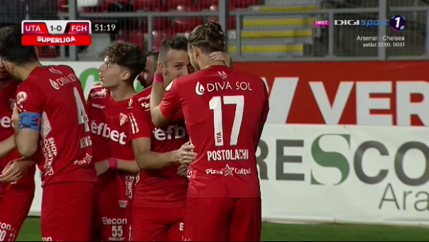 
	UTA Arad - FC Hermannstadt 1-0 | Rednic câștigă primul meci pe banca gazdelor în campionat
