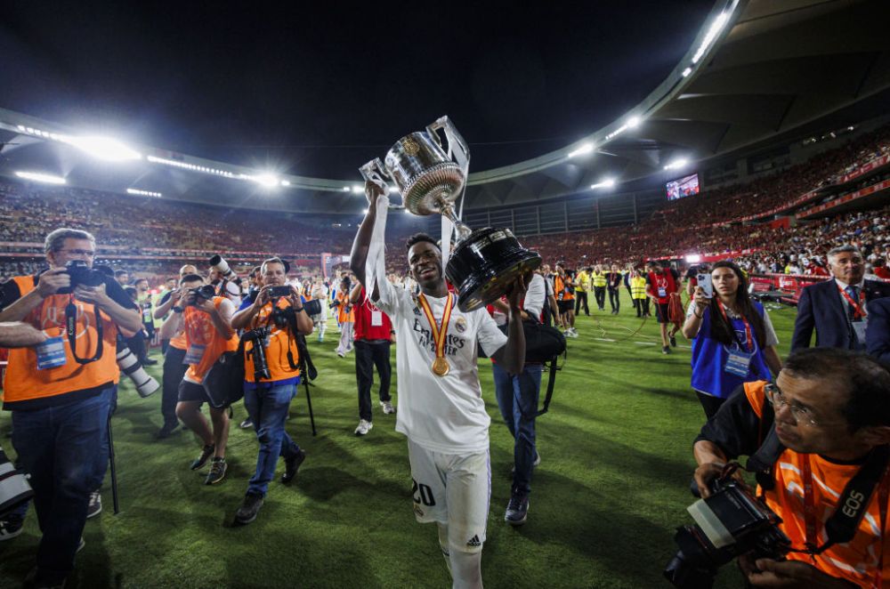 Real Madrid, campioană în Cupa Regelui Spaniei! Rodrygo i-a adus lui Ancelotti singurul trofeu care îi lipsea de la revenire! + Perez îl apără pe Vincius Jr. _14