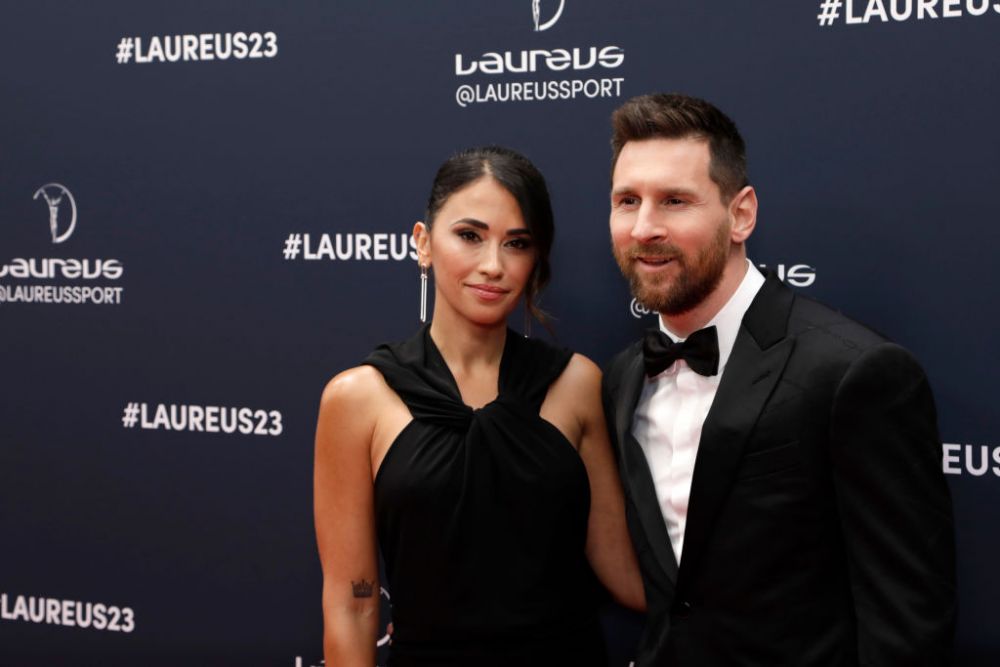 Lionel Messi și Antonela Roccuzzo, apariție ravisantă la Gala Laureus! Argentinianul l-a depășit pe Kylian Mbappe încă o dată _9