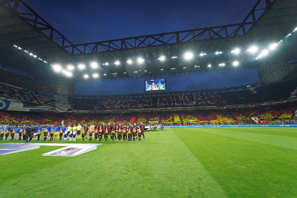 Show pe San Siro! Coregrafii speciale pregătite de fanii lui Milan și Inter pentru derby-ul din semifinalele Champions League_7