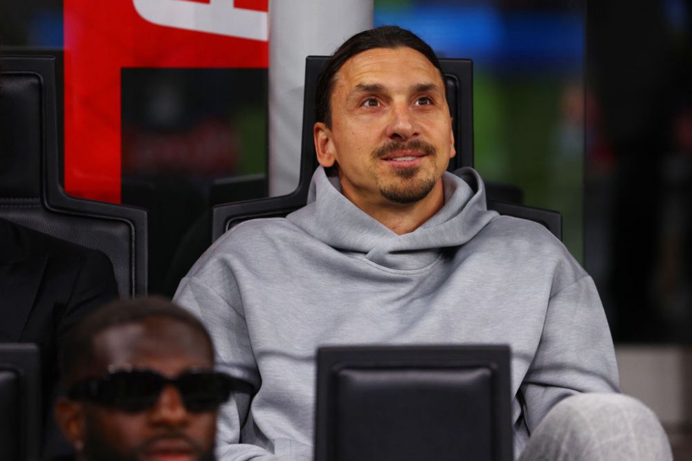 L-au supărat pe Zlatan! Cum a fost surprins Ibrahimovic în timpul meciului AC Milan - Inter 0-2_2