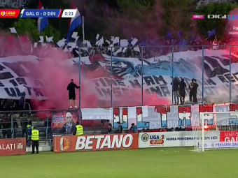 
	Nebunie la Galați! Fanii au întreținut atmosfera la Oțelul - Dinamo: hârtie, materiale pirotehnice și artificii
