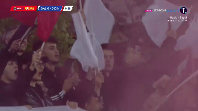 Nebunie la Galați! Fanii au întreținut atmosfera la Oțelul - Dinamo: hârtie, materiale pirotehnice și artificii_34