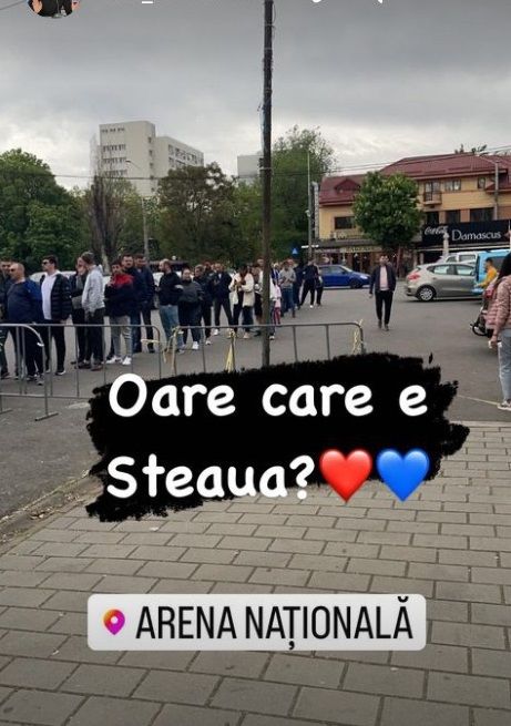 "Oare care e Steaua?". Fotografia postată de Mihai Stoica înainte de FCSB - CFR Cluj_1