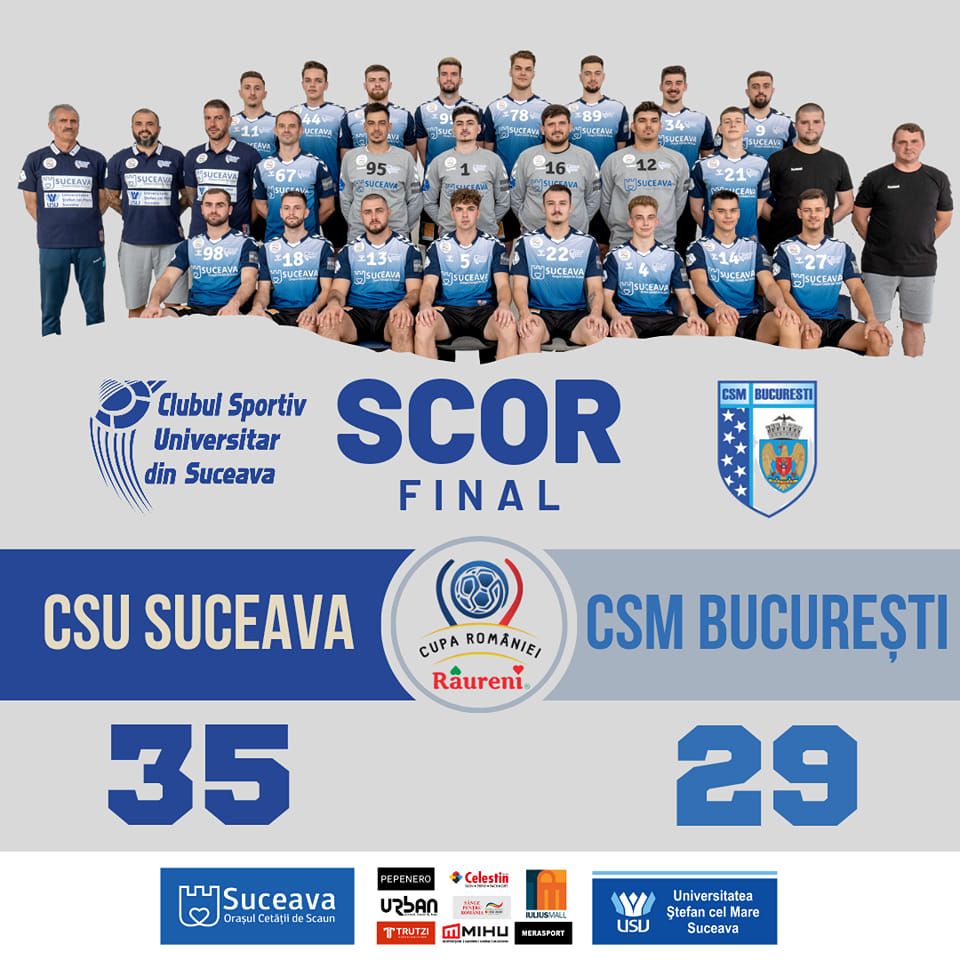 CSU Suceava - CSM București 35-29, în finala mică a Final Four-ului Cupei României la handbal masculin_2
