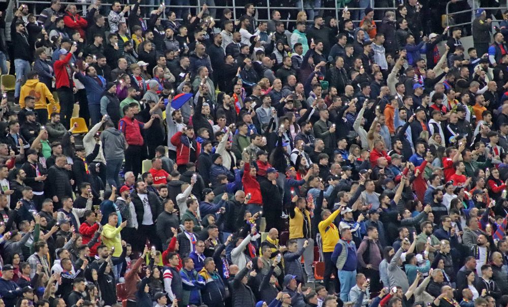 Situație jenantă pentru CFR Cluj. Câți fani ai "ceferiștilor" au făcut deplasarea la București _14