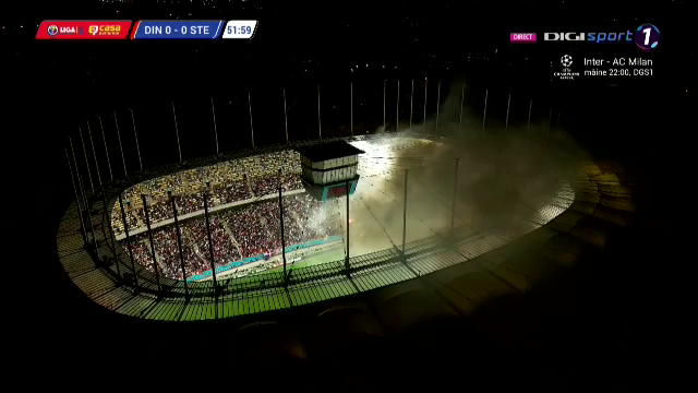 Arena Națională a fost în flăcări! Au zburat sute de torțe la Dinamo - CSA Steaua! Meciul a fost oprit _12