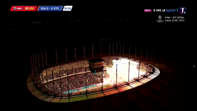 Arena Națională a fost în flăcări! Au zburat sute de torțe la Dinamo - CSA Steaua! Meciul a fost oprit _9