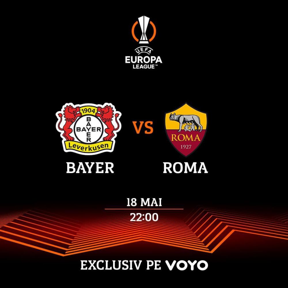 Bayer Leverkusen - AS Roma 0-0 a fost LIVE pe VOYO! Oaspeții s-au calificat în finala Europa League_2