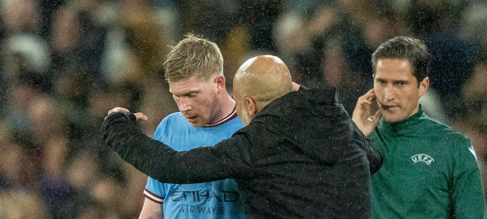 Pep Guardiola Kevin De Bruyne Manchester City Real Madrid