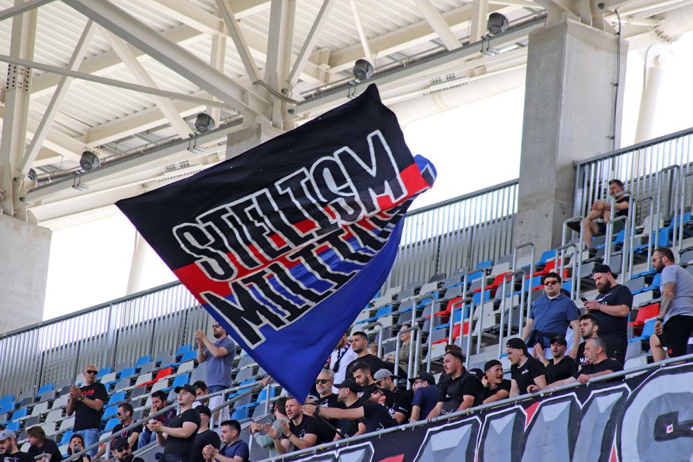 Fanii lui CSA Steaua au întors armele împotriva lui Florin Talpan! Mesajele Peluzei Sud + tribunele goale de pe Ghencea _27