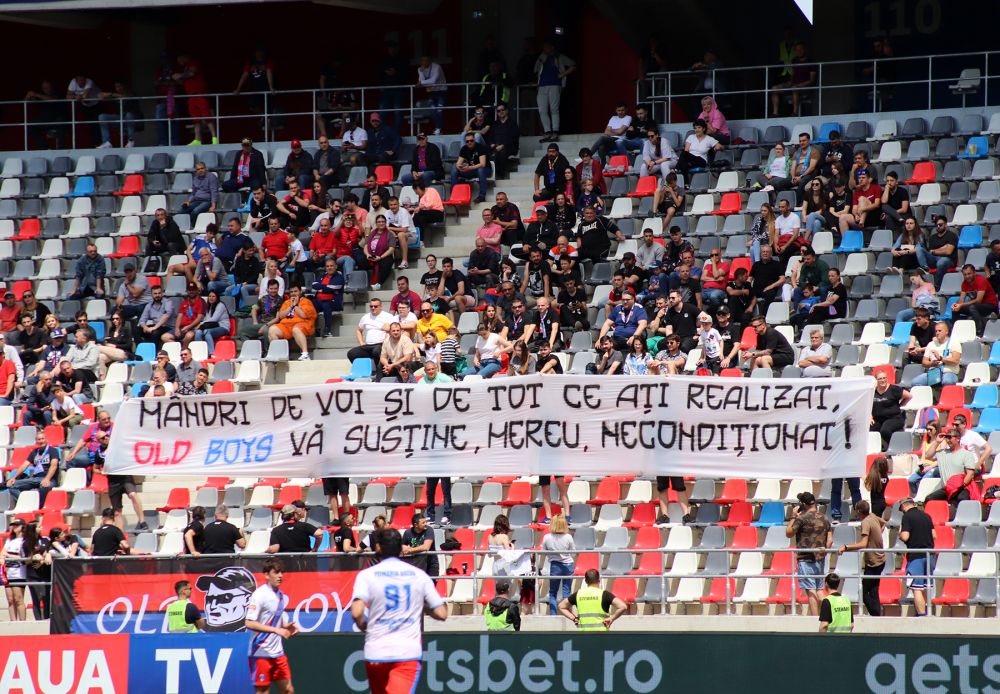 Fanii lui CSA Steaua au întors armele împotriva lui Florin Talpan! Mesajele Peluzei Sud + tribunele goale de pe Ghencea _34