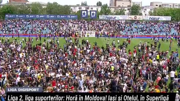 
	&bdquo;Cea mai tare din Carpați e Oțelul Galați!&rdquo; Dorinel Munteanu readuce echipa în Liga 1! Fanii au invadat terenul&nbsp;

