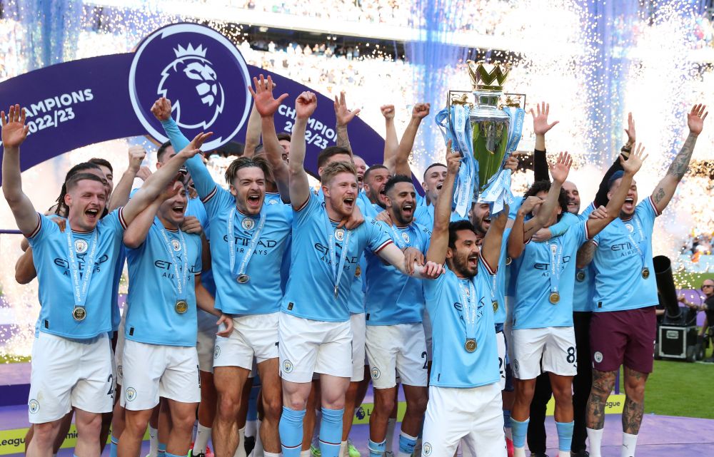 Manchester City a sărbătorit titlul de campioană în Premier League cu o victorie cu Chelsea!_16