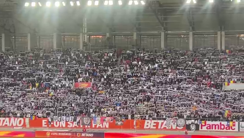 Atmosferă nebună la Sepsi - 'U' Cluj! Stadionul s-a împărțit în trei culori: roșu, alb și negru_13