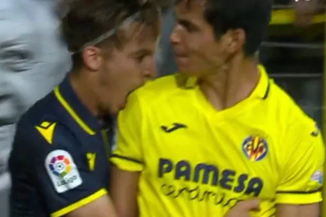 Luis Suarez ar fi gelos! Cum se mai mușcă prin La Liga: Ivan Alejo de la Cadiz vs Aissa Mandi de la Villarreal_1