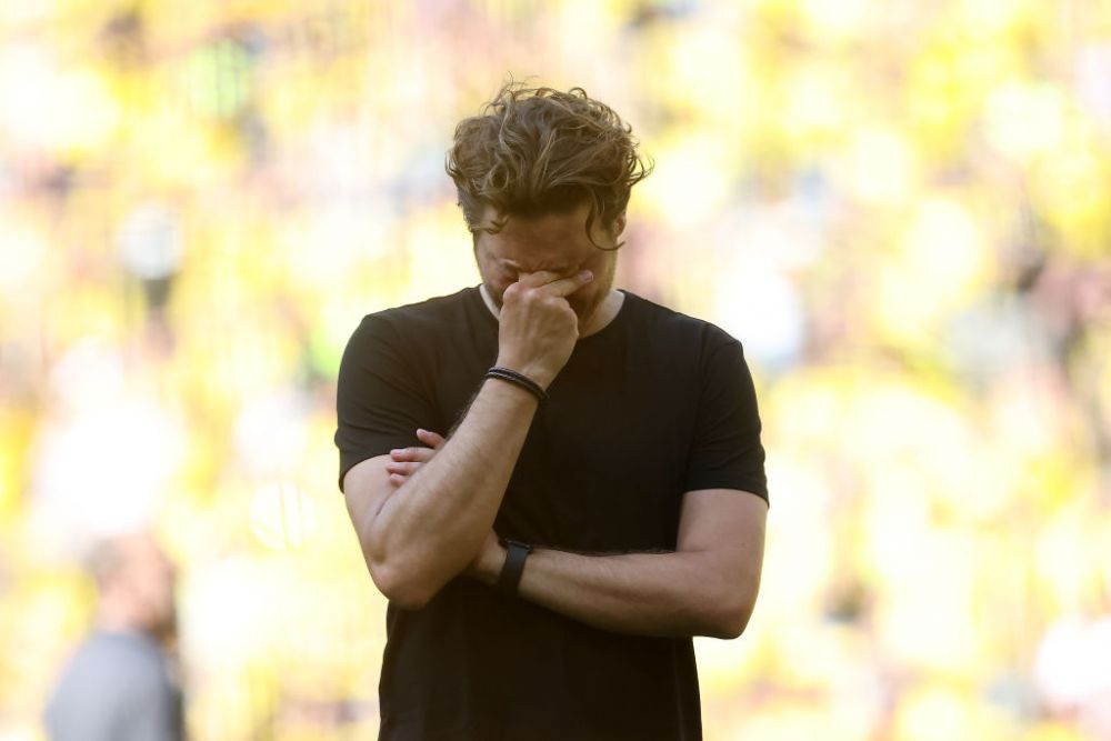 Imaginile deznădejdii! Antrenorul și jucătorii Borussiei, în lacrimi după ratarea titlului: reacție impresionantă a fanilor_17