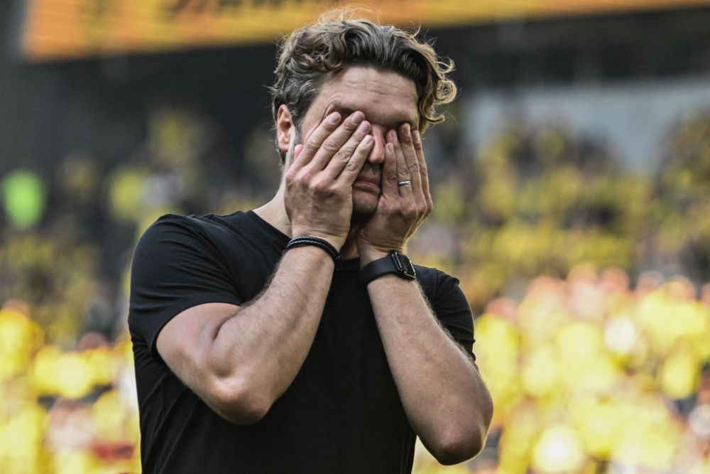 Imaginile deznădejdii! Antrenorul și jucătorii Borussiei, în lacrimi după ratarea titlului: reacție impresionantă a fanilor_11
