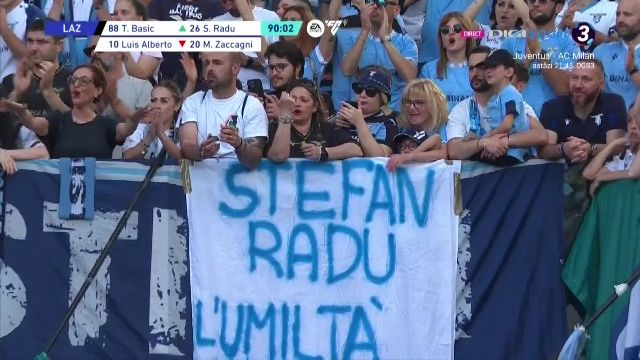 Emoție pură pe Olimpico: Ștefan Radu s-a retras după meciul 427 pentru Lazio! Aplauze, lacrimi și o ultimă banderolă_3