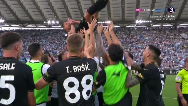 Emoție pură pe Olimpico: Ștefan Radu s-a retras după meciul 427 pentru Lazio! Aplauze, lacrimi și o ultimă banderolă_25