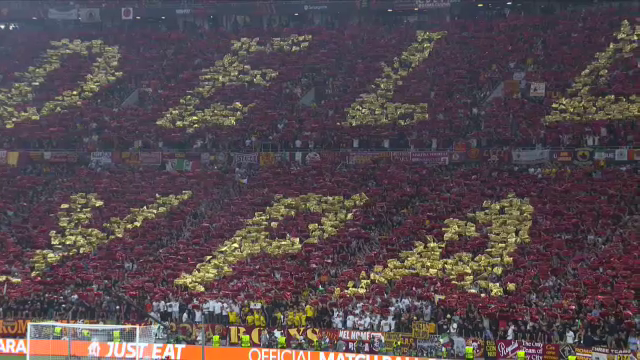 Show total la Sevilla - AS Roma! Atmosferă nebună în tribune la finala Europa League_12