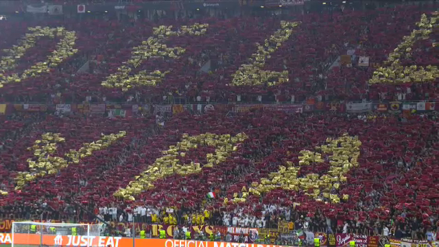 Show total la Sevilla - AS Roma! Atmosferă nebună în tribune la finala Europa League_13