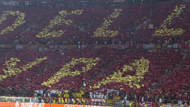 Show total la Sevilla - AS Roma! Atmosferă nebună în tribune la finala Europa League_16