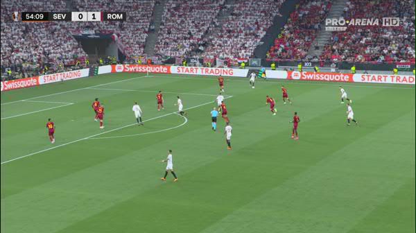 Finala Europa League: Sevilla - AS Roma 1-1 | Spaniolii egalează prin autogolul lui Mancini 