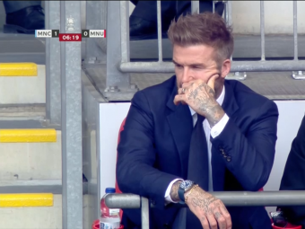 
	Unul mai distrus ca celălalt! Reacțiile lui David Beckham și Sir Alex Ferguson după golul marcat de City în secunda 13
