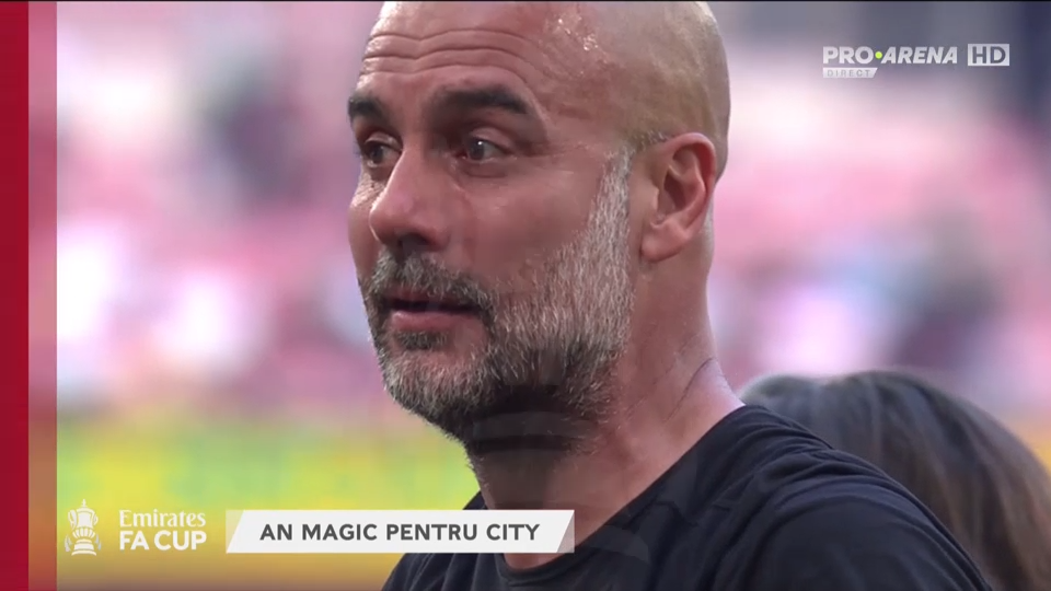 Pep Guardiola, în lacrimi după succesul lui Manchester City în finala FA Cup. Recordul egalat de tehnicianul iberic_5