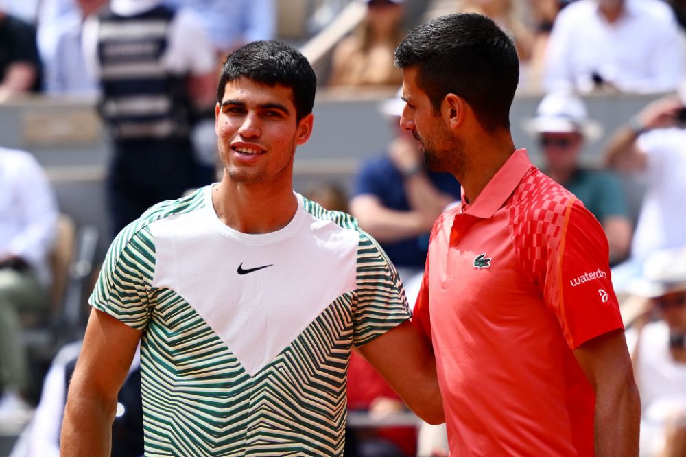 Tenis-șampanie! Ce i-a făcut Djokovic tânărului Alcaraz, în debutul semifinalei Roland Garros_34