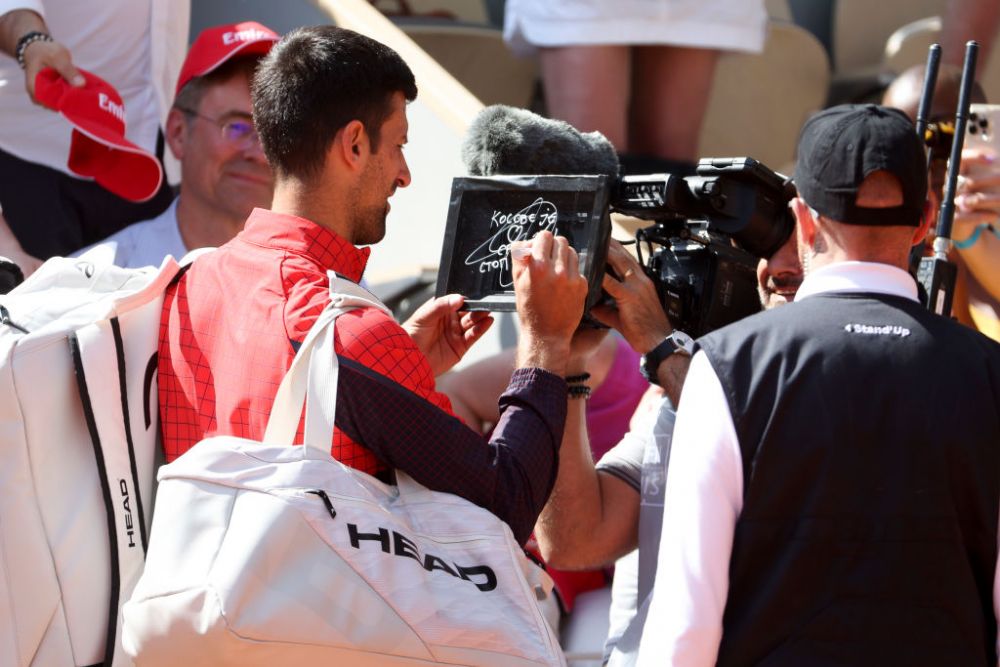 Tenis-șampanie! Ce i-a făcut Djokovic tânărului Alcaraz, în debutul semifinalei Roland Garros_8