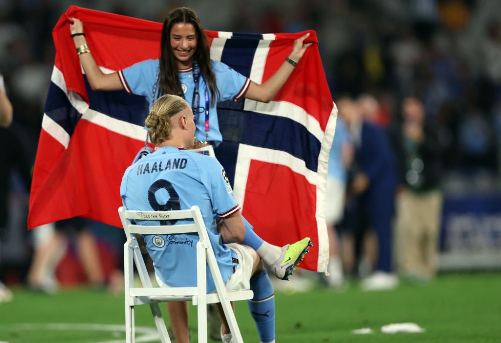 Apariție ultra-rară! Erling Haaland, alături de iubita fotbalistă după finala Champions League _32