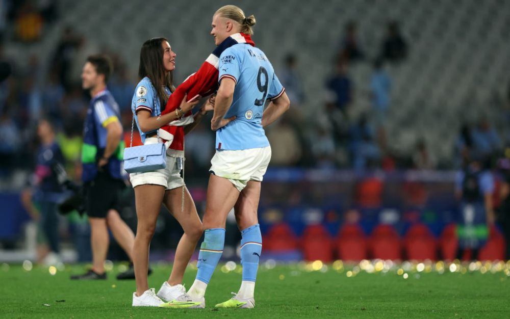 Apariție ultra-rară! Erling Haaland, alături de iubita fotbalistă după finala Champions League _35