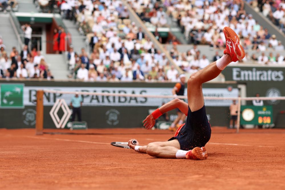 Djokovic a căzut de două ori, dar a câștigat primul set al finalei Roland Garros! Ruud, pierzător după 81 de minute_21