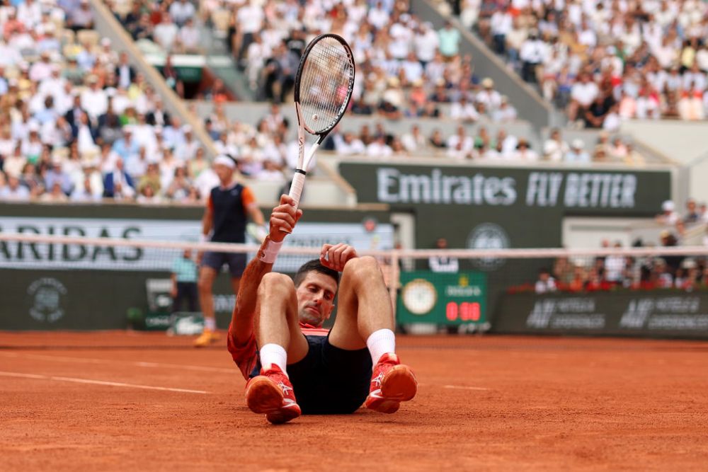 Djokovic a căzut de două ori, dar a câștigat primul set al finalei Roland Garros! Ruud, pierzător după 81 de minute_23