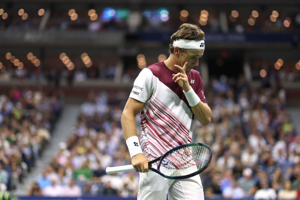 Djokovic a căzut de două ori, dar a câștigat primul set al finalei Roland Garros! Ruud, pierzător după 81 de minute_32
