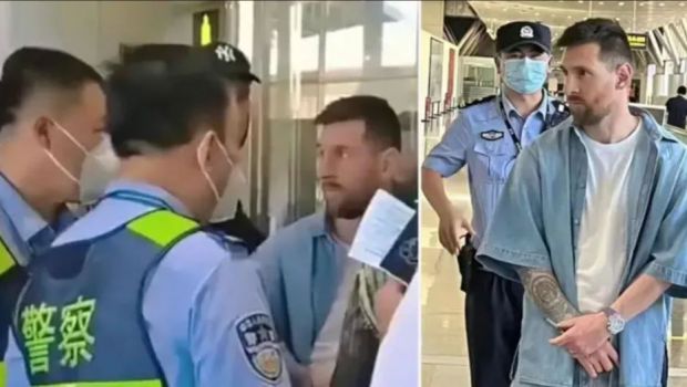 
	Lionel Messi a ajuns în custodia poliției după ce a aterizat pe aeroportul din Beijing. Ce s-a întâmplat
