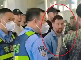 
	Oprit pe aeroportul din Beijing, Leo Messi a pus întrebarea care a enervat toată China. Cum a scăpat din încurcătură
