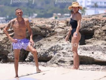 Care negocieri cu PSG? Luis Enrique și soția, surprinși la plajă în Ibiza!