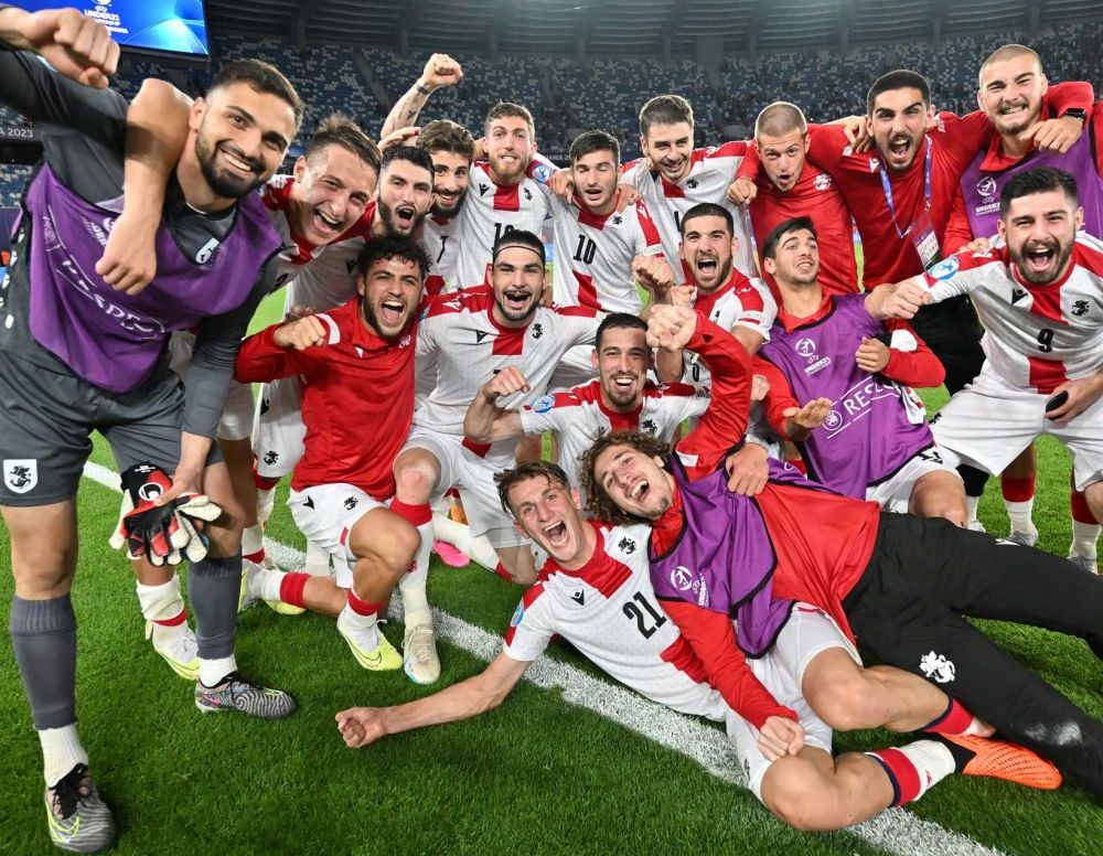 I-auzi, România! Fără vedetele Khvicha Kvaratskhelia și Georges Mikautadze, Georgia a învins Portugalia în primul meci de la Euro U-21_6