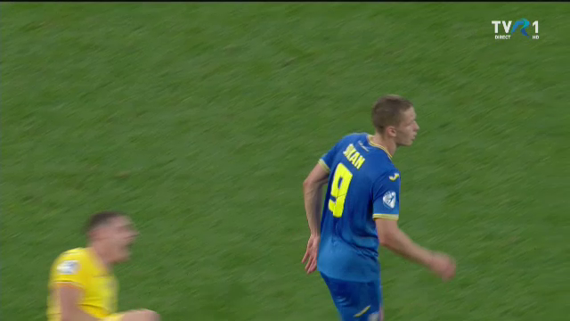 Nu s-a dat nimic! Gestul lui Danylo Sikan, nesancționat de arbitru în România U21 - Ucraina U21_8