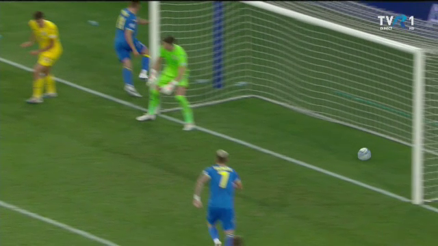 Autogolul care a decis România U21 - Ucraina U21 0-1. Victor Dican și-a băgat mingea în propria poartă_1