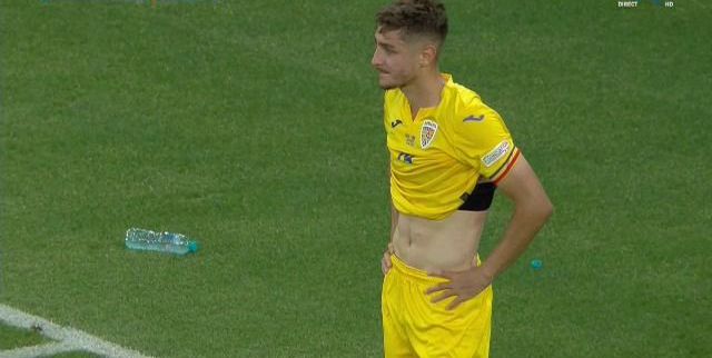 Autogolul care a decis România U21 - Ucraina U21 0-1. Victor Dican și-a băgat mingea în propria poartă_17