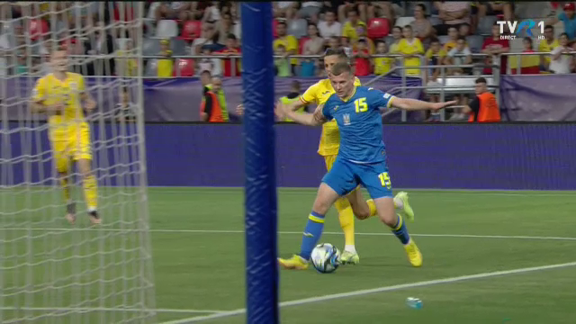 Autogolul care a decis România U21 - Ucraina U21 0-1. Victor Dican și-a băgat mingea în propria poartă_4