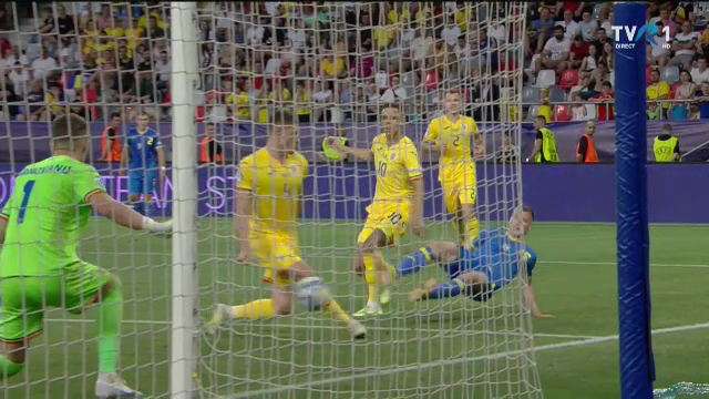 Autogolul care a decis România U21 - Ucraina U21 0-1. Victor Dican și-a băgat mingea în propria poartă_7